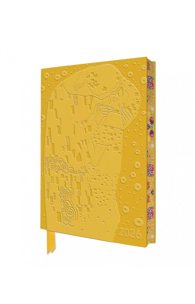 Gustav Klimt: The Kiss 2026 Artisan Art Vegan Leather Diary Planner