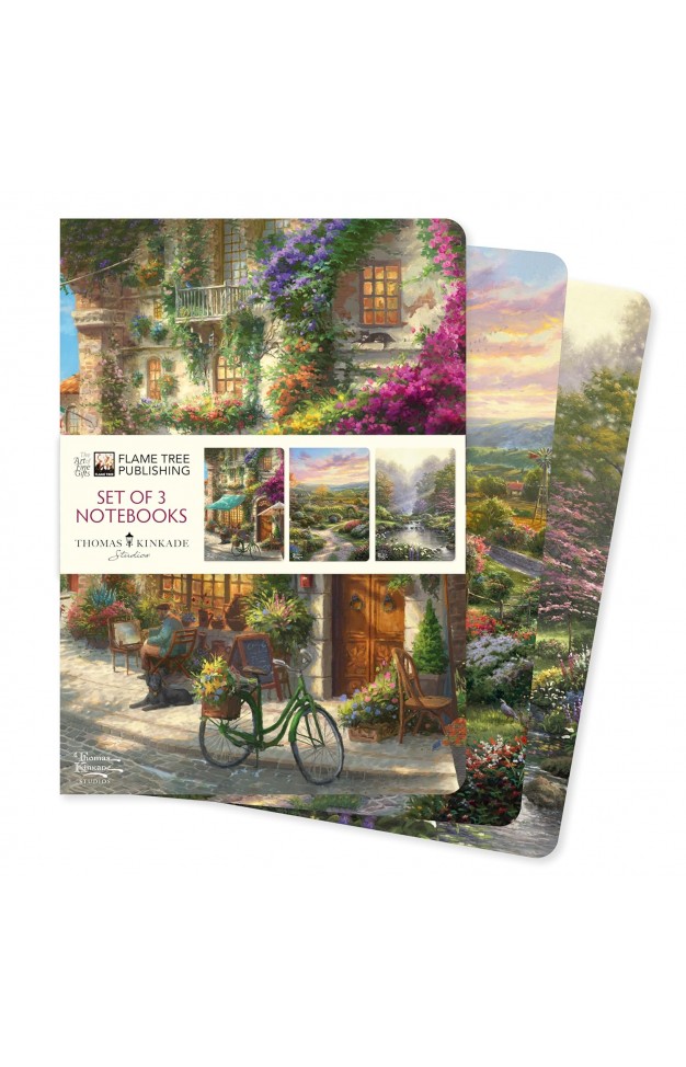 Thomas Kinkade Set of 3 Standard Notebooks