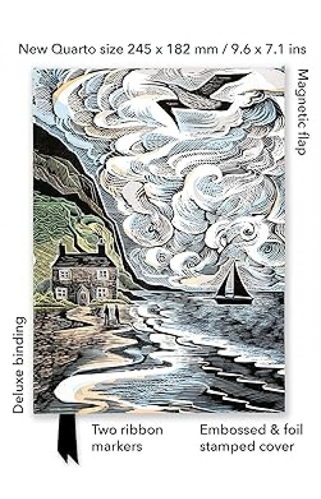 Angela Harding Curlew Cry Foiled Quarto Journal