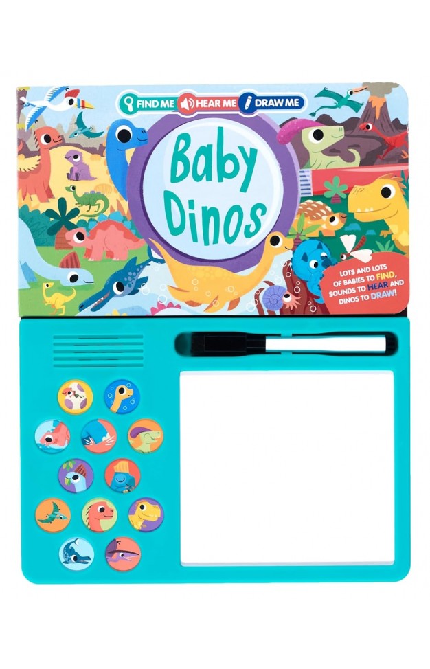 Find Me, Hear Me, Draw Me Baby Dinosaurs