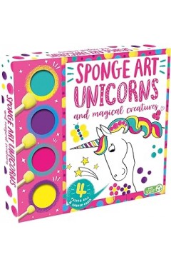 SPONGE ART UNICORNS AND MAGICAL CREATURES.