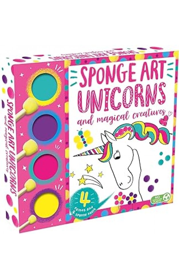 SPONGE ART UNICORNS AND MAGICAL CREATURES.