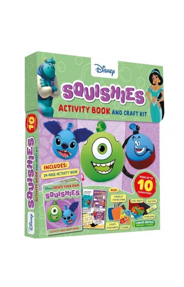 Disney: Squishies Activity Book and Craft Kit 
