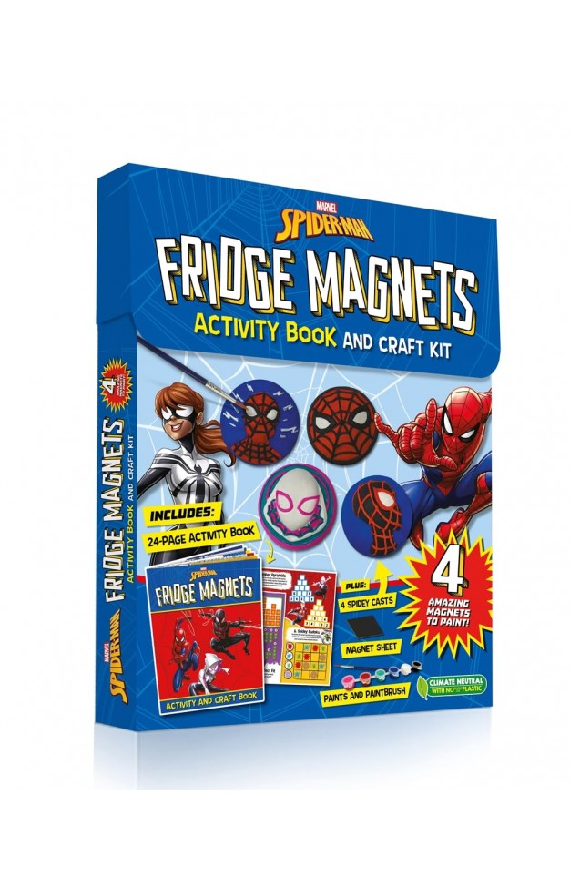 Marvel Spider-Man: Fridge Magnets Activity Book and Craft Kit