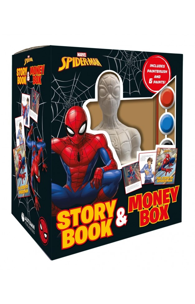 Marvel Spider-Man: Story Book & Money Box
