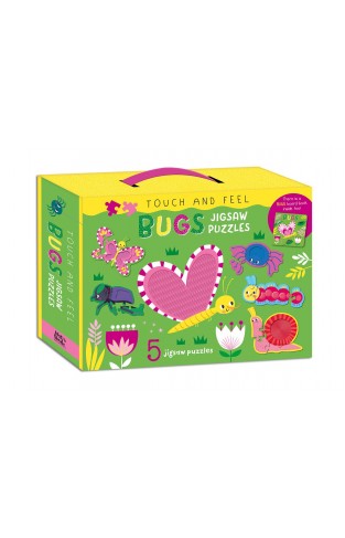 Touch & Feel Bugs Jigsaw Puzzle Box set