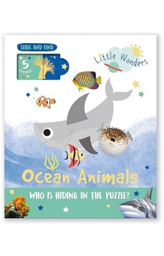 Sea Animals Who is Hiding in the Puzzle Little Wonders Puzzle Slider Board Book