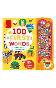 50 Button First Words: A Listen and Learn Sound Book