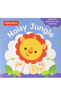 Fisher Price Noisy Jungle Bumpy Line Pictures for Easy Colouring