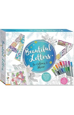 Hinkler | From A to Z Beautiful Letters to Colour &amp; Share Boxset