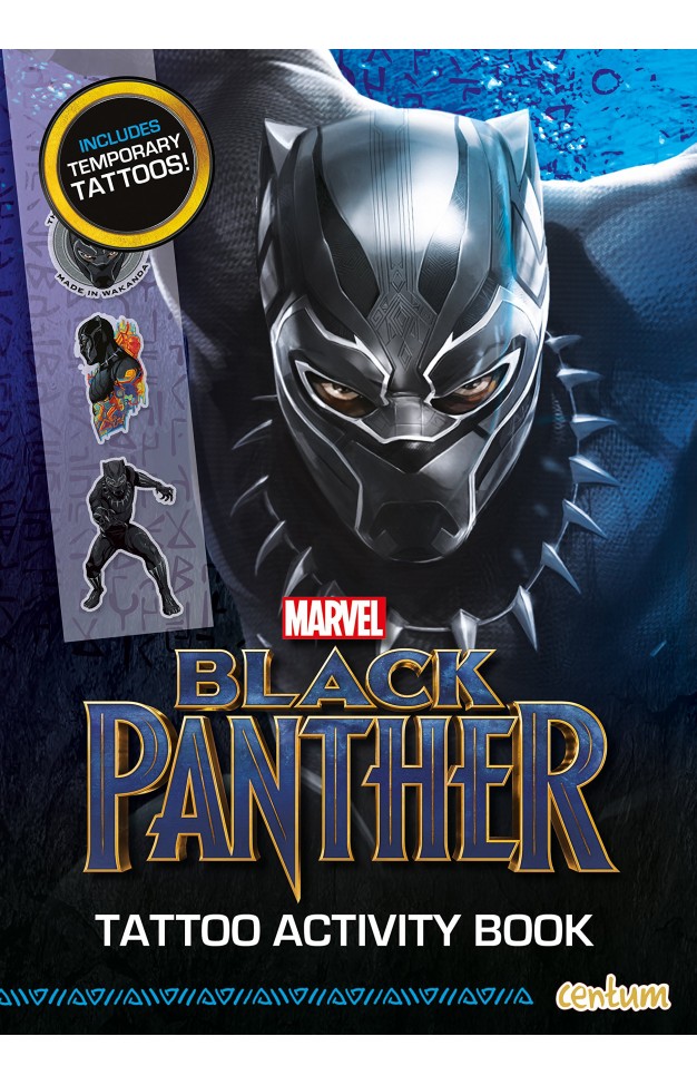 Black Panther - Tattoo Activity Book