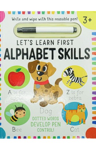 Let's Learn First Alphabet Skills Wipe Clean Inc Pen