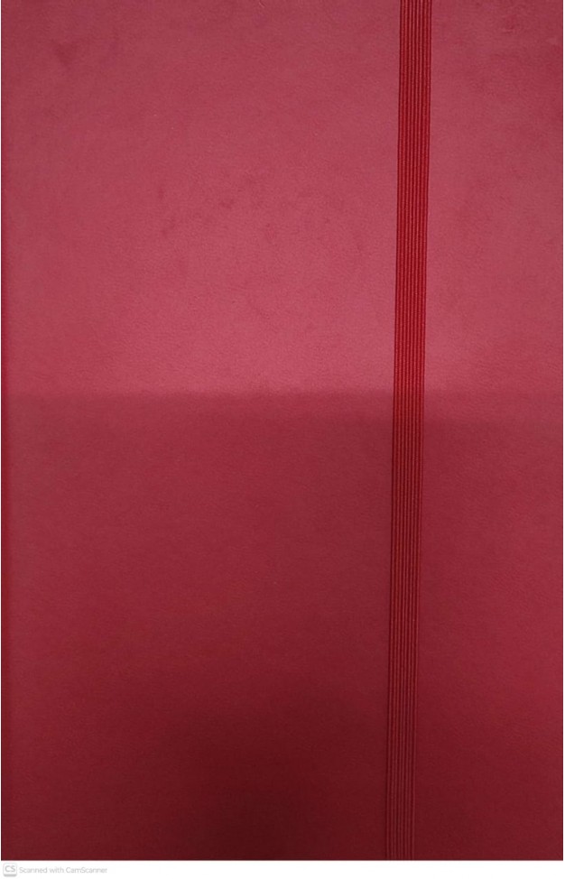 Ashridge A5 Elastic PU notebook Red 4410