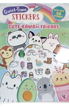 QUIET TIME STICKER CUTE KAWAII FRIENDS