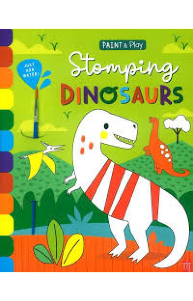 Paint  Play  Stomping Dinosaurs  Inc Brush