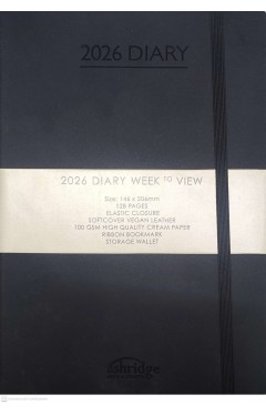 Ashridge PU A5 Week to View Diary 2026  Green