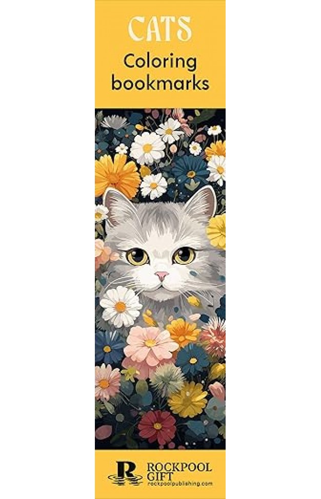 Cats Coloring Bookmarks