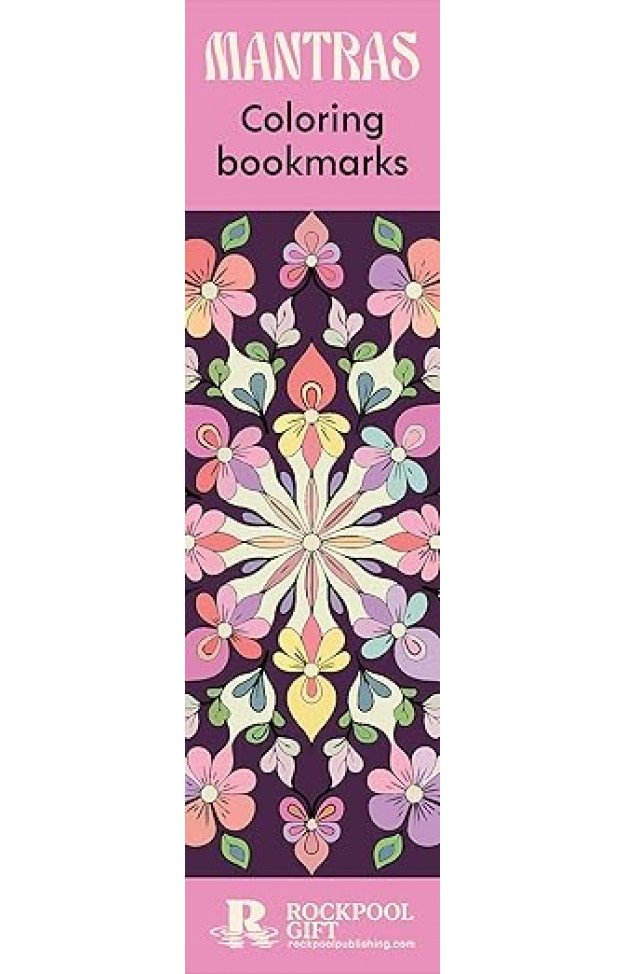 Mantras Coloring Bookmarks