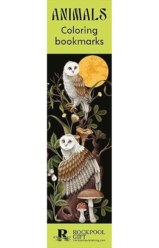 Animals Coloring Bookmarks