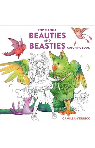 Pop Manga Beauties and Beasties Coloring Book