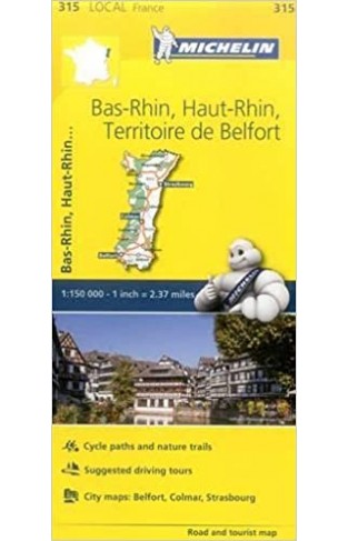 Michelin Bas-Rhin, Haut-Rhin, Territoire de Belfort