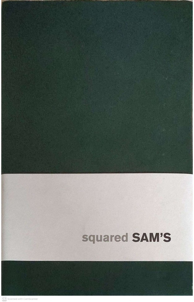 SamS 10X15 Squared Green Notebook