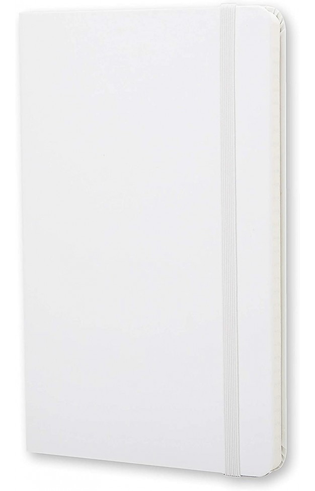 Moleskine : Notebook Large Warm White Leather