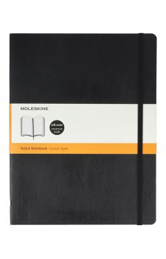 Moleskine Classic Ruled Paper Notebook Black