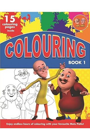 Motu Patlu Colouring Book - 1