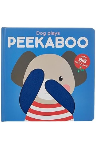 DOG PLAYS PEEKABOO