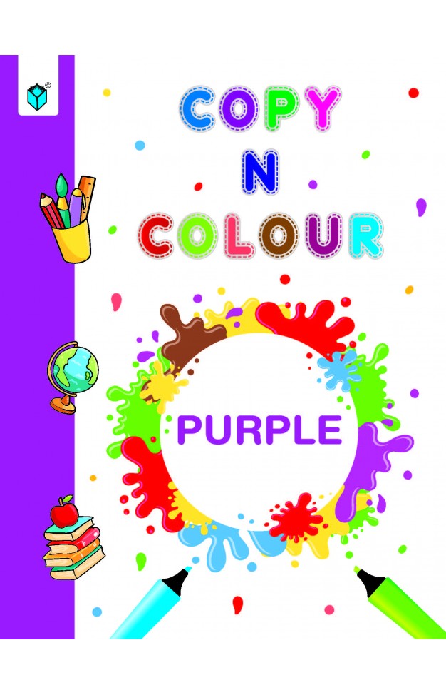 Copy And Colour Book 5-Purple