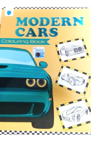 Modern Cars Colouring Book