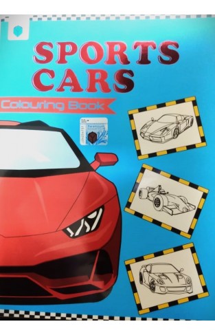Sports Cars Colouring Book