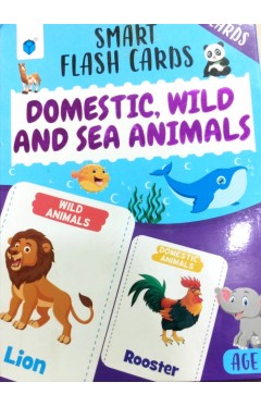 Smart Flash Cards  Domestic Wild And Sea Animals  
