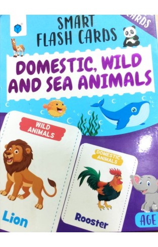 Smart Flash Cards  Domestic Wild And Sea Animals  