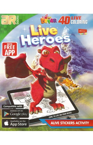 Live Coloring Book-- Live Heroes 