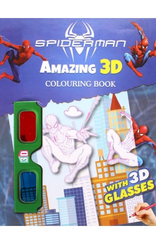 Spiderman Amazing 3D Colouring Book