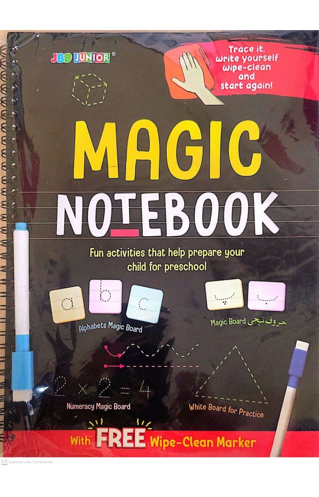 Magic Note Book Wipe And Clean