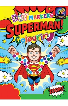 DOT MARKERS SUPERMAN COLOURING