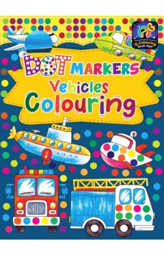  Dot Marker Colouring Vehicles
