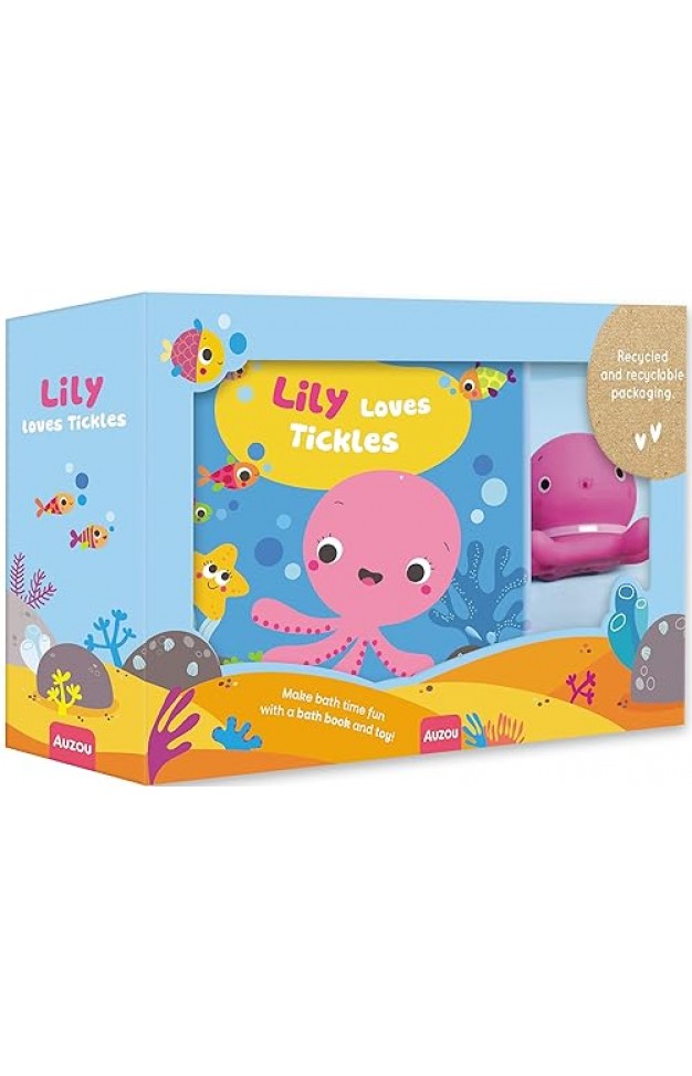 My First Bath Book & Toy: Lily Loves Tickles