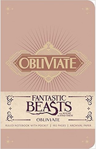 Fantastic Beasts and Where to Find Them Obliviate Ruled Notebook