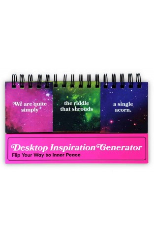 Knock Knock Desktop Inpsiration Generator (Stationery) Spiral-bound 