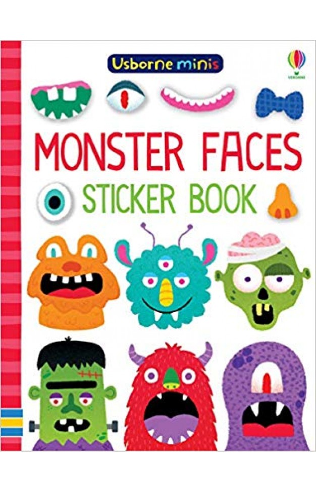Monster Faces Sticker Book