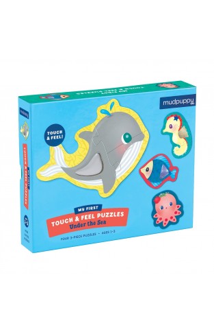 Mudpuppy Under The Sea Touch & Feel Puzzle (12 Piece)