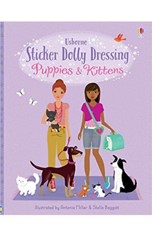 Sticker Dolly Dressing Puppies and Kittens - (PB)
