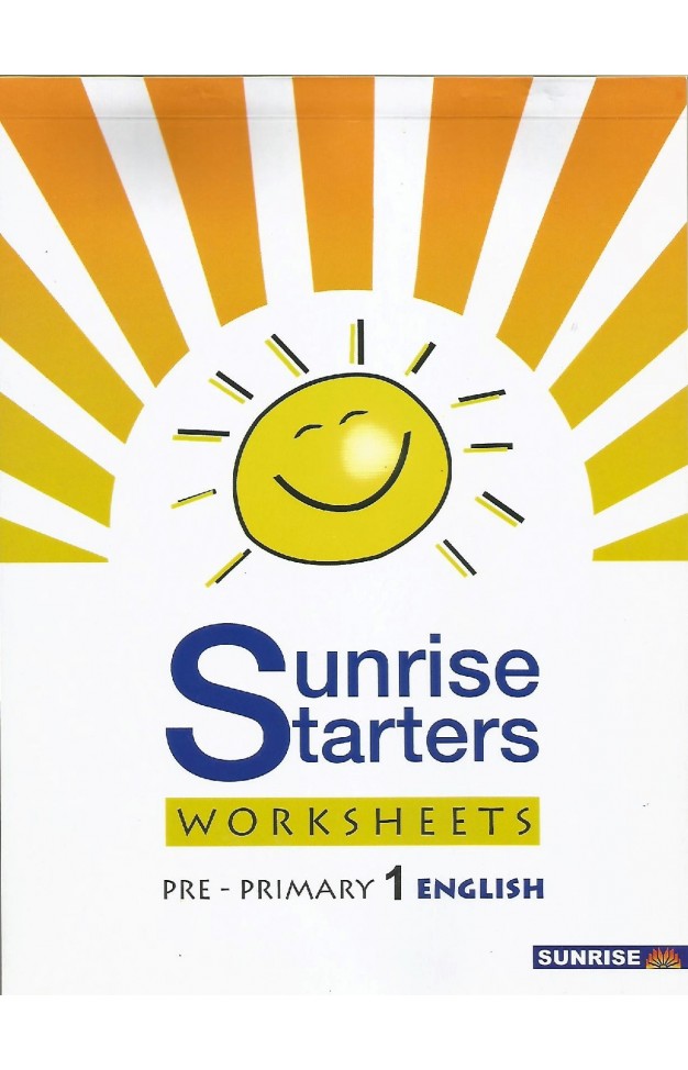 Sunrise Straters English Worksheets Pre-Primary 1 - (PB)