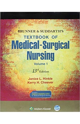 Textbook of Medical Surgical Nursing volume-1,13th edition - (PB)