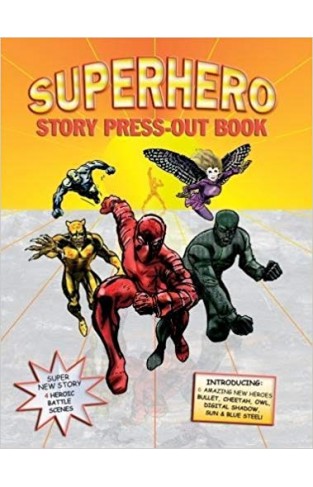 Superhero Story Press-out Book 
