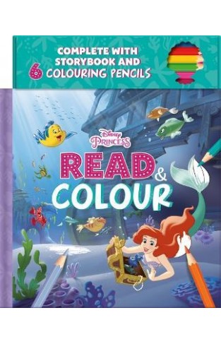 Disney Princess Ariel: Read & Colour